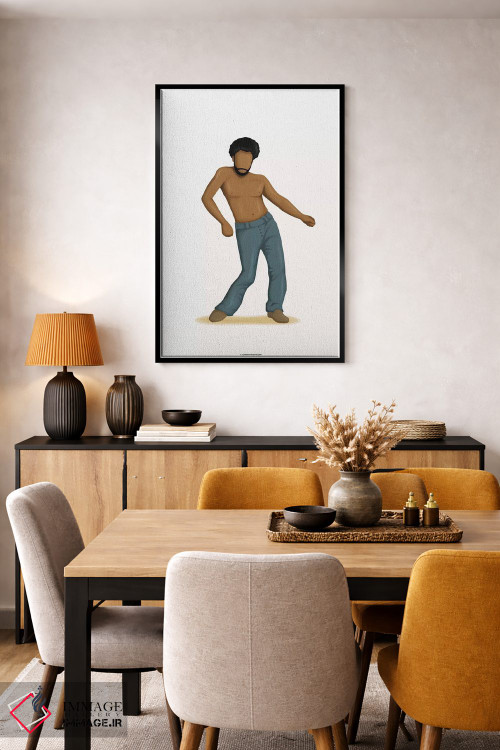 تابلو دکوراتیو گوارا اثر نور طحمه - D6B