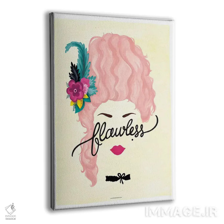 تابلو دکوراتیو ماری آنتوانت اثر نور طحمه - نمای پرسپکتیو محصول