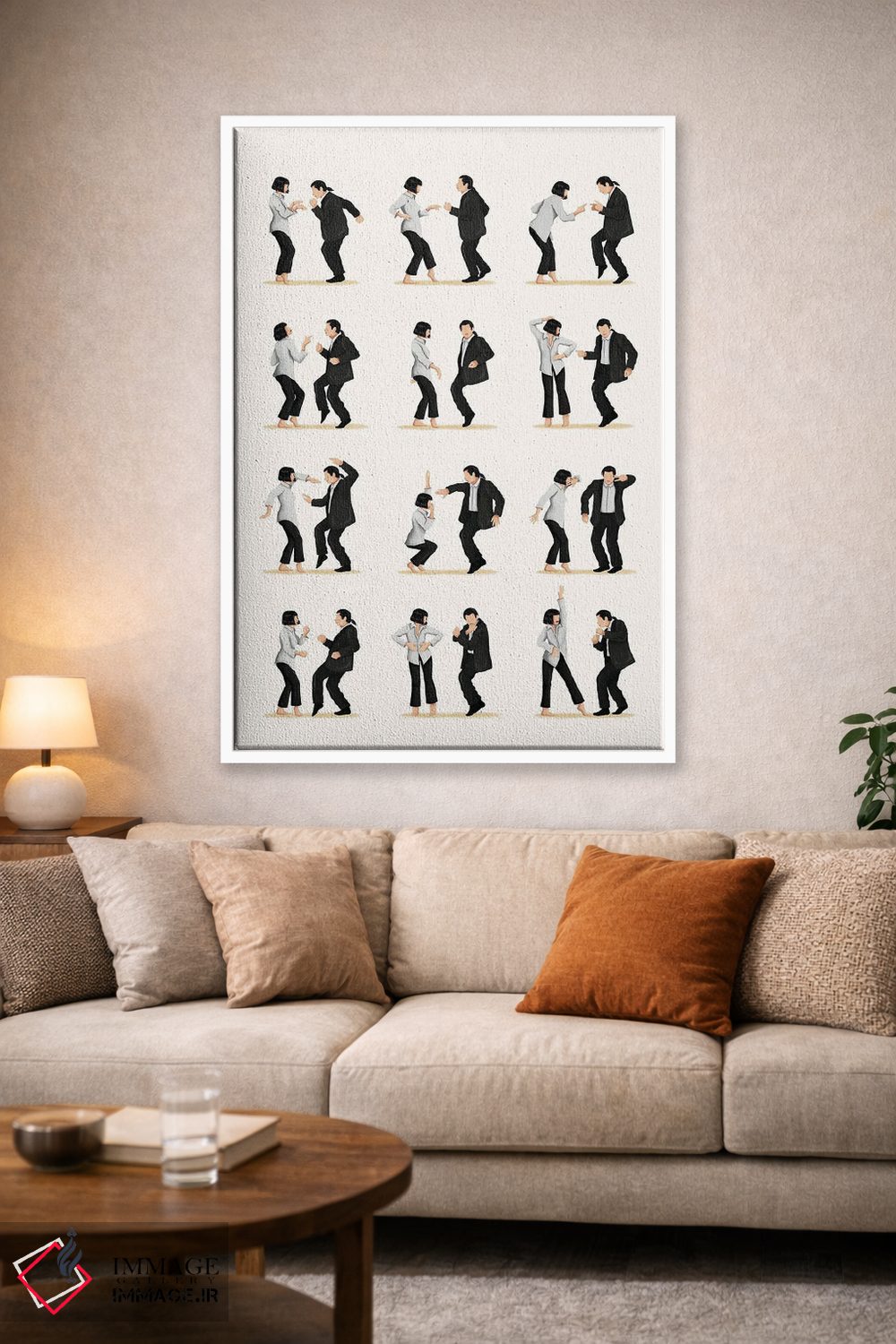 تابلو دکوراتیو داستان عامه پسند نسخه گسترش یافته اثر نور طحمه - D1W