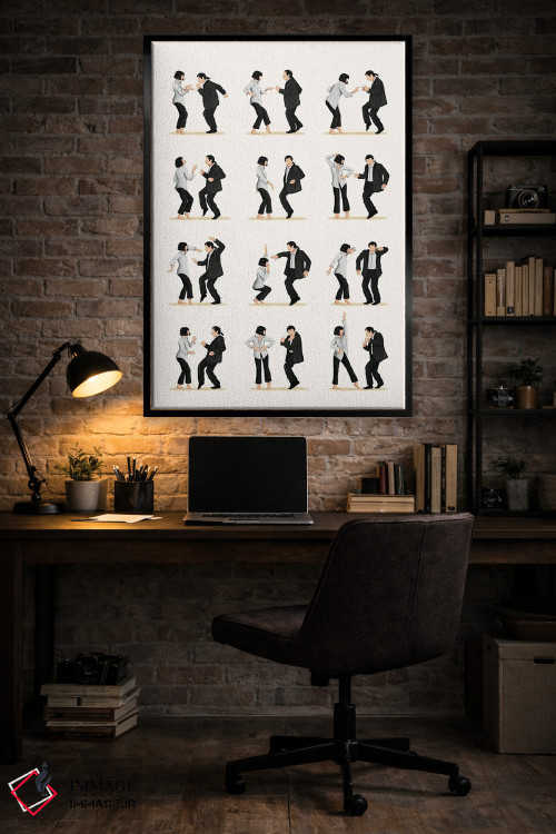 تابلو دکوراتیو داستان عامه پسند نسخه گسترش یافته اثر نور طحمه - D4B