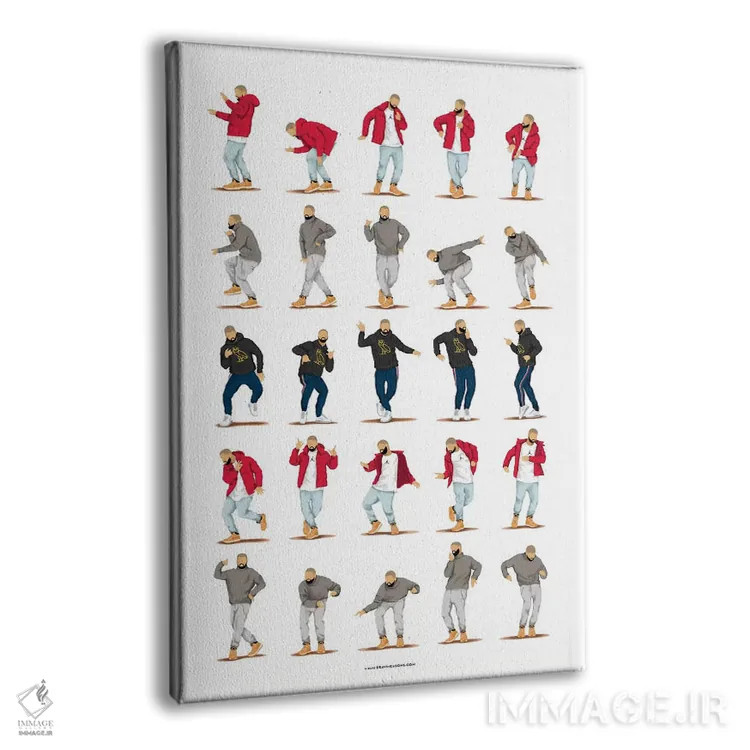 تابلو دکوراتیو زنگ تماس داغ اثر نور طحمه - نمای پرسپکتیو محصول