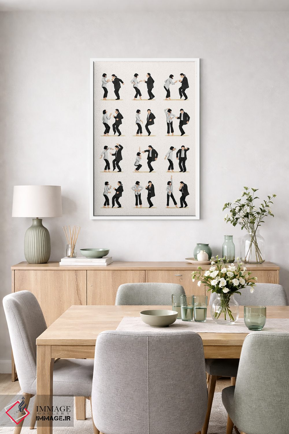 تابلو دکوراتیو داستان عامه پسند نسخه گسترش یافته اثر نور طحمه - D6W