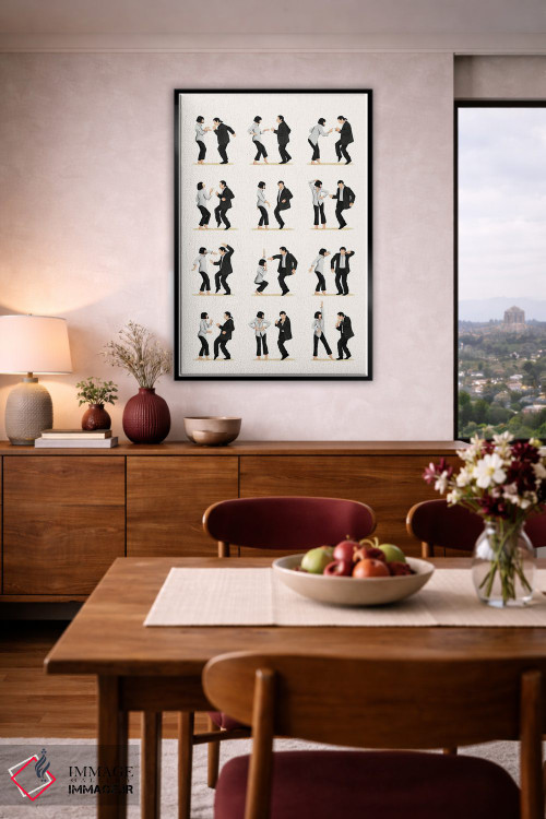 تابلو دکوراتیو داستان عامه پسند نسخه گسترش یافته اثر نور طحمه - D5B