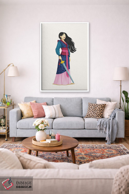 تابلو دکوراتیو جنگجو اثر نور طحمه - D1W