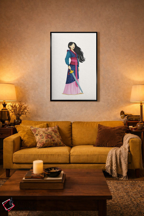 تابلو دکوراتیو جنگجو اثر نور طحمه - D3B