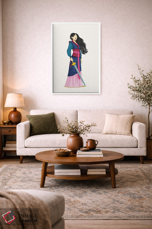 تابلو دکوراتیو جنگجو اثر نور طحمه - D2W