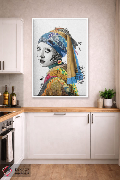 تابلو دکوراتیو همه اینجا دیوانه اند اثر نور طحمه - D3W