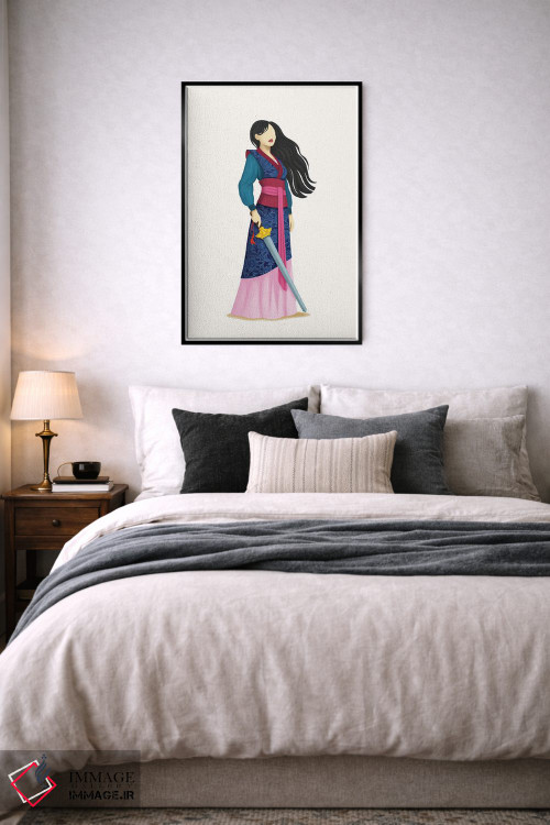 تابلو دکوراتیو جنگجو اثر نور طحمه - D6B