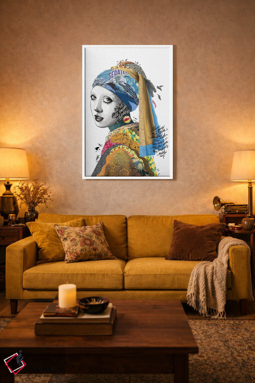 تابلو دکوراتیو همه اینجا دیوانه اند اثر نور طحمه - D2W