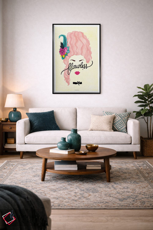 تابلو دکوراتیو ماری آنتوانت اثر نور طحمه - D4B