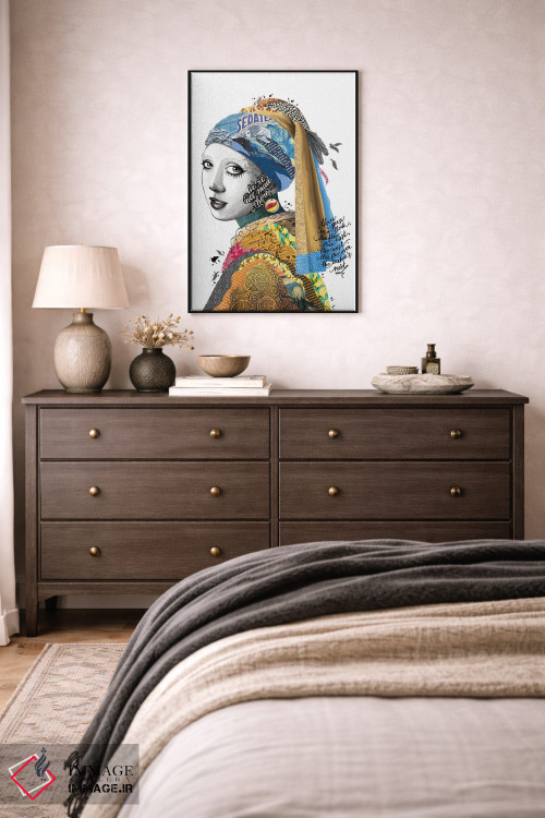 تابلو دکوراتیو همه اینجا دیوانه اند اثر نور طحمه - D4B