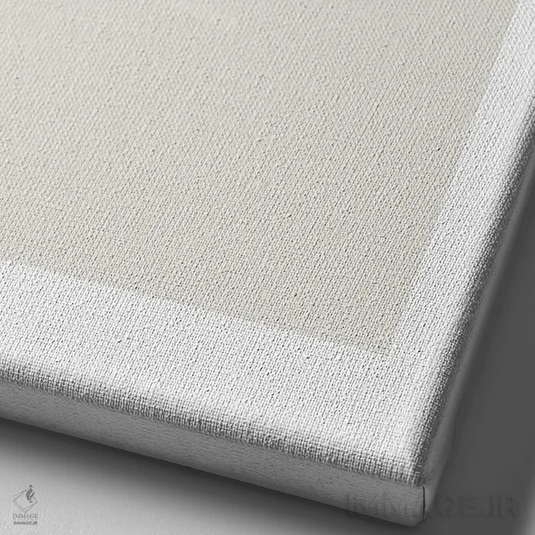 تابلو مینیمال دم و بازدم اثر نووو پرینتس - نمای نزدیک بافت بوم