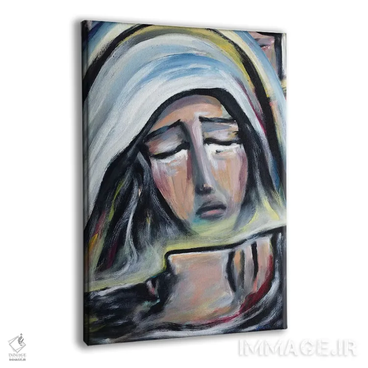 تابلو دکوراتیو سوگواری اثر نوویک - نمای پرسپکتیو محصول