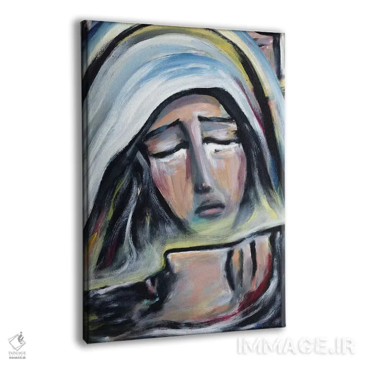 تابلو دکوراتیو سوگواری اثر نوویک - نمای پرسپکتیو محصول
