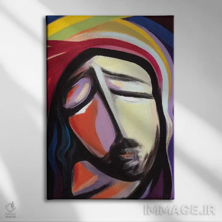 تابلو دکوراتیو درد اثر نوویک - نمای روبهرو روی دیوار