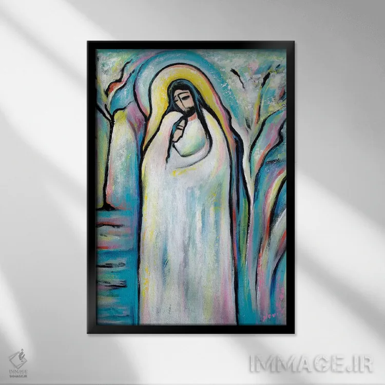 تابلو دکوراتیو فرزند محبوب اثر نوویک - نمای قابدار مشکی