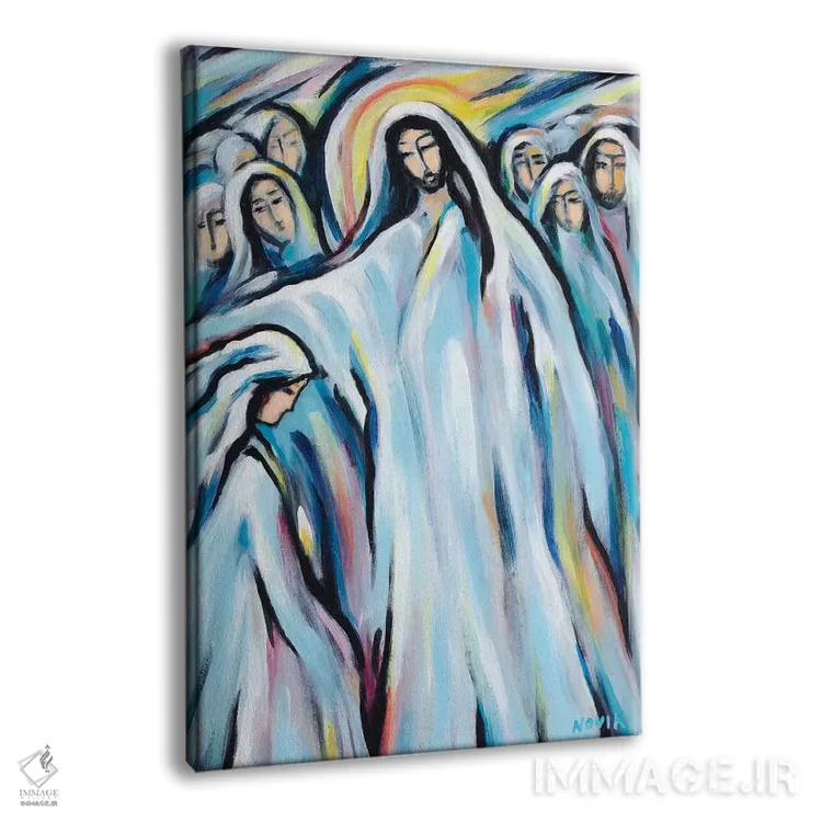 تابلو دکوراتیو پروردگار و کودک اثر نوویک - نمای پرسپکتیو محصول