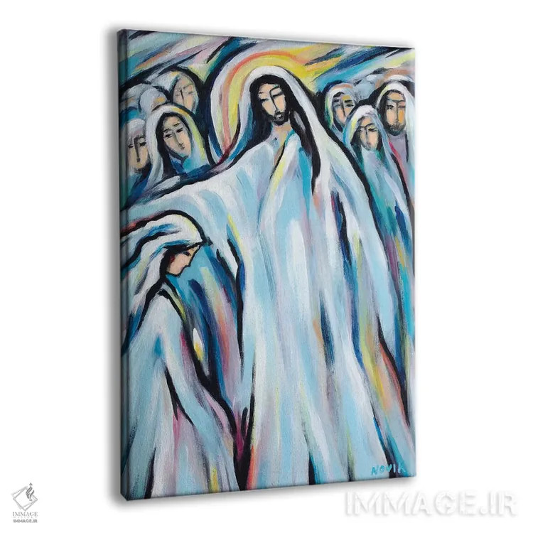 تابلو دکوراتیو پروردگار و کودک اثر نوویک - نمای پرسپکتیو محصول