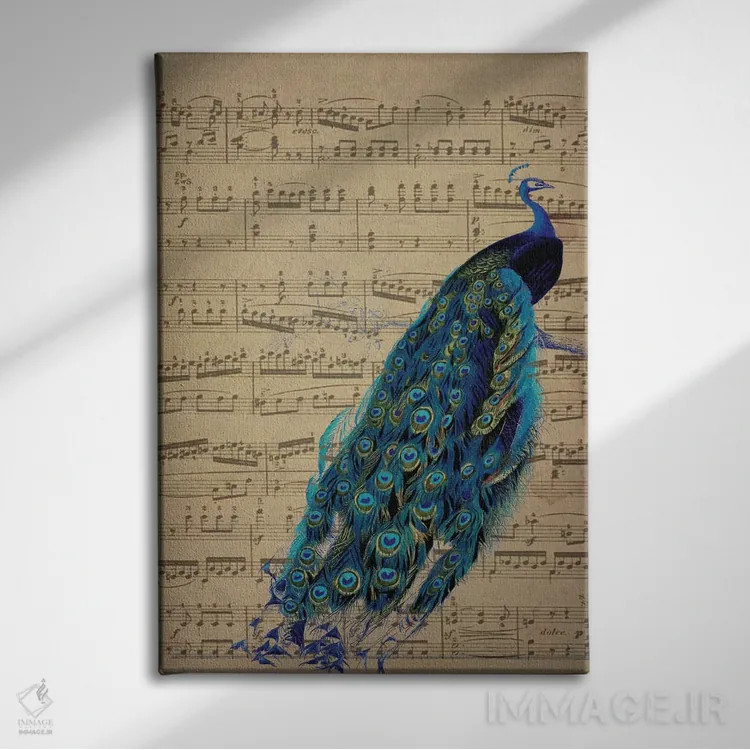 تابلو دکوراتیو پیس I اثر ناتاشا وسکوت - نمای روبهرو روی دیوار