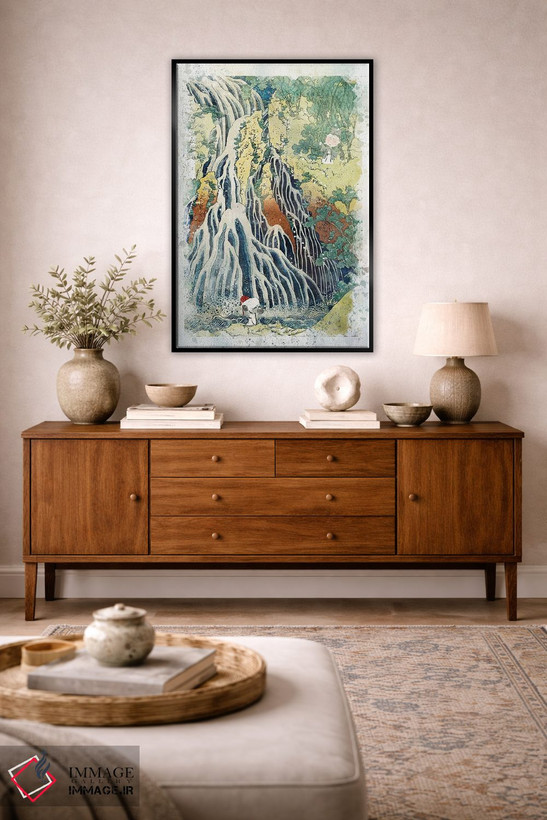 تابلو دکوراتیو اسنوپی، آبشار سکا اثر بنی آرت - D4B