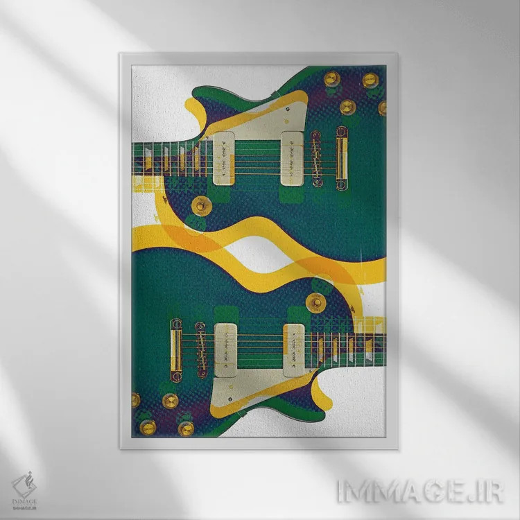 تابلو دکوراتیو صخره III اثر استودیوی هنر قدیم - نمای قابدار سفید