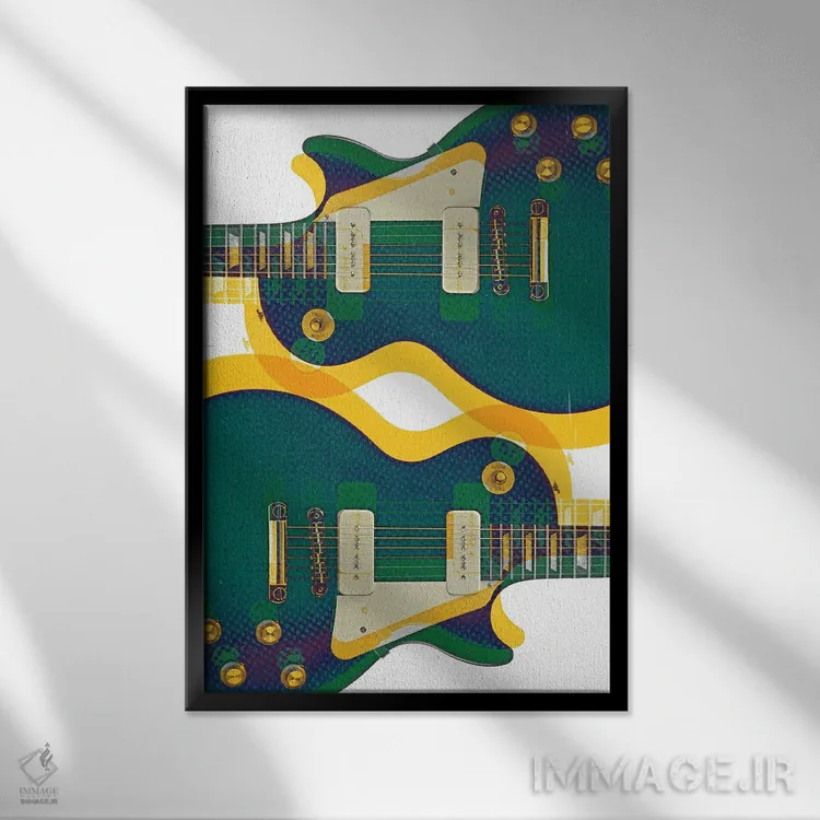 تابلو دکوراتیو صخره III اثر استودیوی هنر قدیم - نمای قابدار مشکی