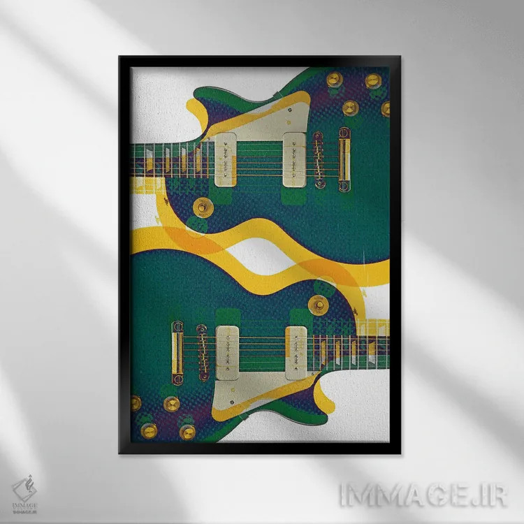 تابلو دکوراتیو صخره III اثر استودیوی هنر قدیم - نمای قابدار مشکی