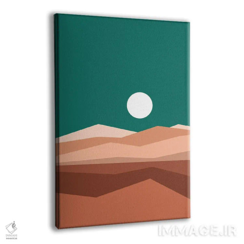 تابلو مینیمال دره IB اثر استودیوی هنر قدیم - نمای پرسپکتیو محصول