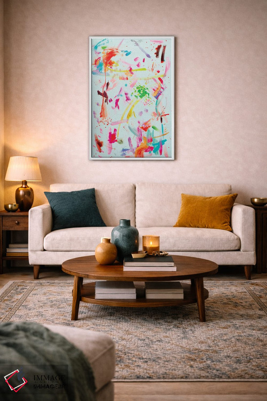 تابلو انتزاعی ترکیب انتزاعی سوم اثر الکساندر بالبیشف - D3W