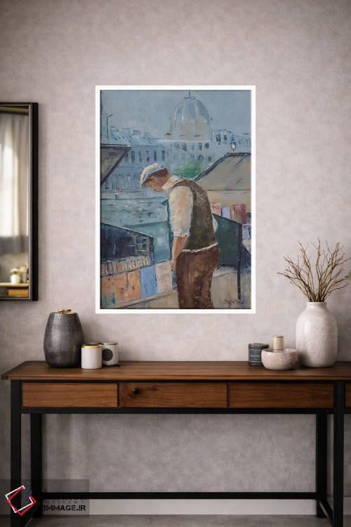 تابلو دکوراتیو بازار کتاب اثر اولنا بوگاتسکا - D1W