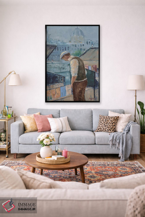 تابلو دکوراتیو بازار کتاب اثر اولنا بوگاتسکا - D2B