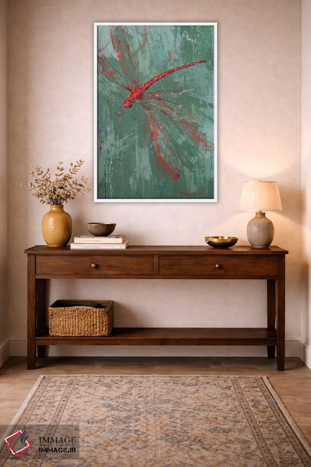 تابلو دکوراتیو سنجاقک VII اثر اولنا بوگاتسکا - D2W