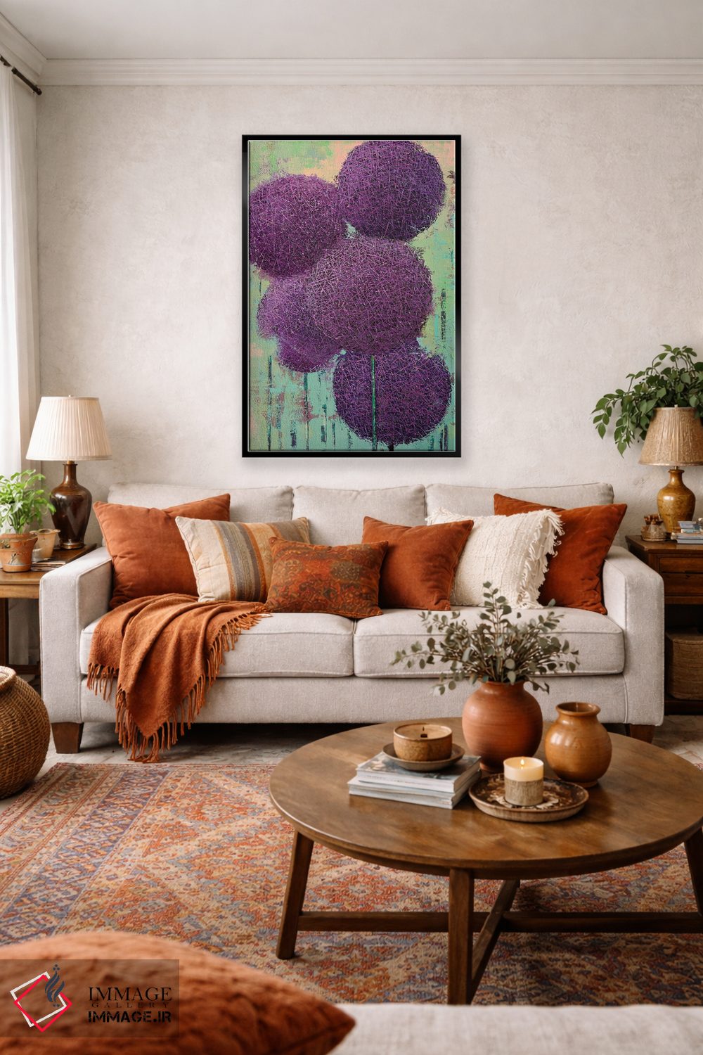 تابلو انتزاعی آلیوم VI اثر اولنا بوگاتسکا - D4B