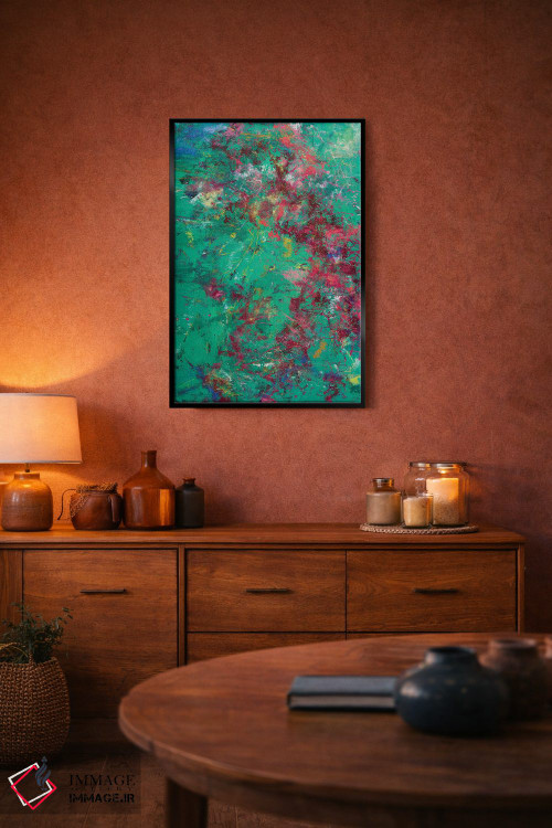 تابلو انتزاعی انرژی تابستانی اثر اولنا بوگاتسکا - D5B