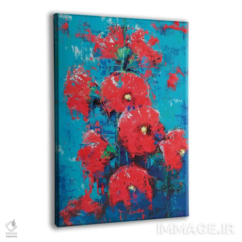 تابلو انتزاعی خطمی I اثر اولنا بوگاتسکا - نمای پرسپکتیو محصول