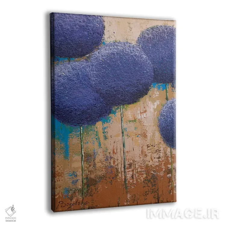 تابلو انتزاعی سیرچه I اثر اولنا بوگاتسکا - نمای پرسپکتیو محصول