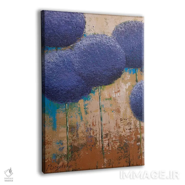 تابلو انتزاعی سیرچه I اثر اولنا بوگاتسکا - نمای پرسپکتیو محصول