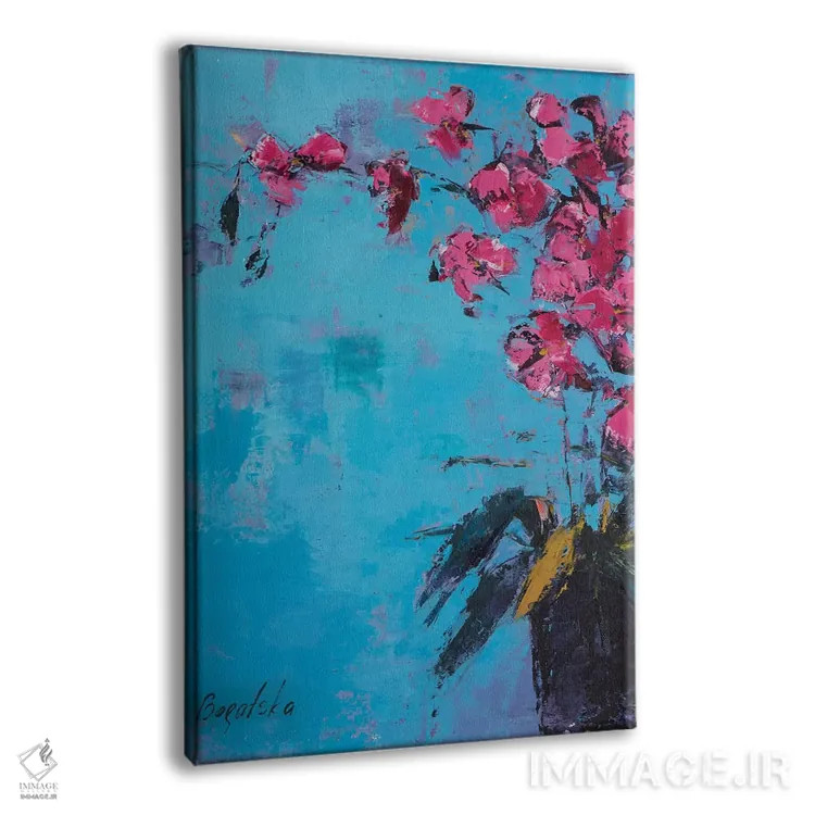 تابلو دکوراتیو ارکیده I اثر اولنا بوگاتسکا - نمای پرسپکتیو محصول