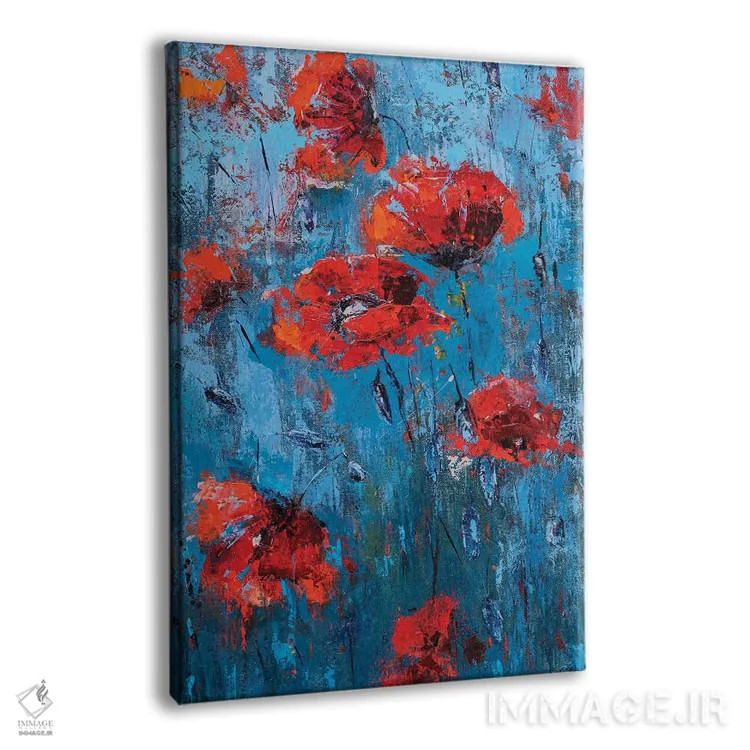 تابلو انتزاعی خاکشیر II اثر اولنا بوگاتسکا - نمای پرسپکتیو محصول