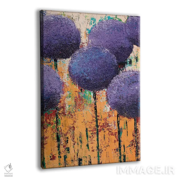 تابلو انتزاعی سیرپیاز III اثر اولنا بوگاتسکا - نمای پرسپکتیو محصول