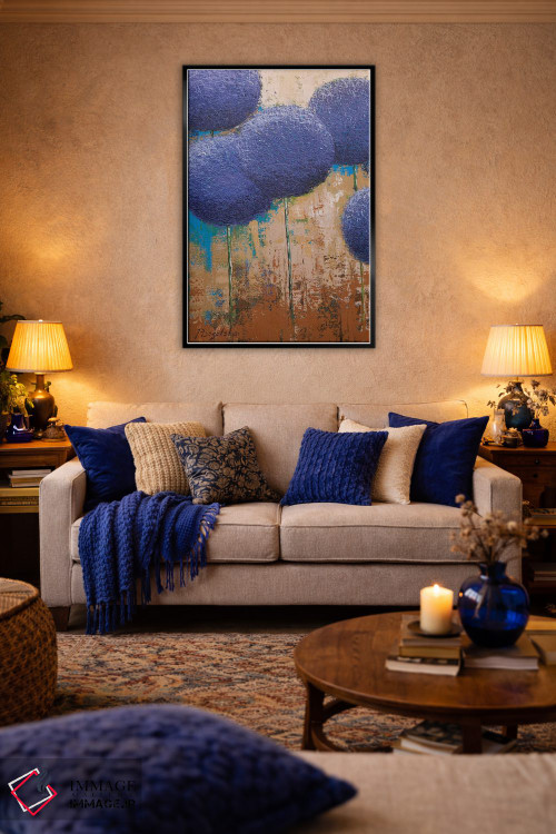 تابلو انتزاعی سیرچه I اثر اولنا بوگاتسکا - D6B