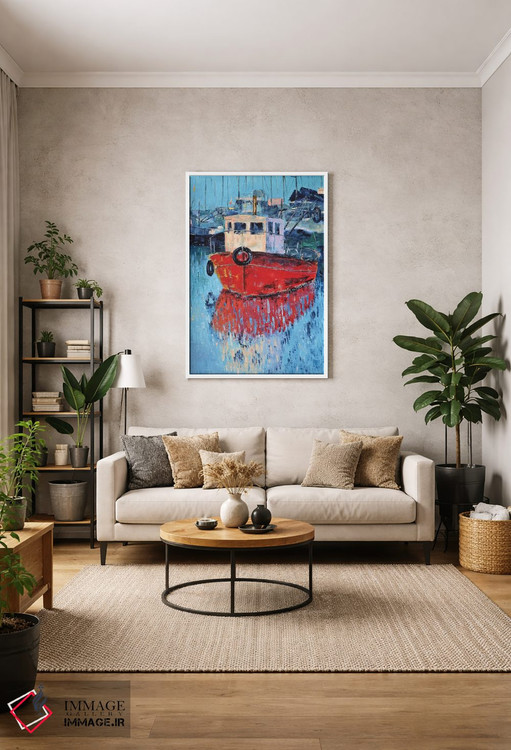 تابلو انتزاعی یافا اثر اولنا بوگاتسکا - D1W