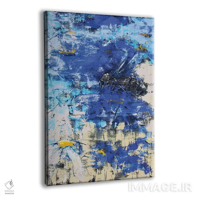 تابلو انتزاعی کار و بار زنبورها اثر اولنا بوگاتسکا - نمای پرسپکتیو محصول