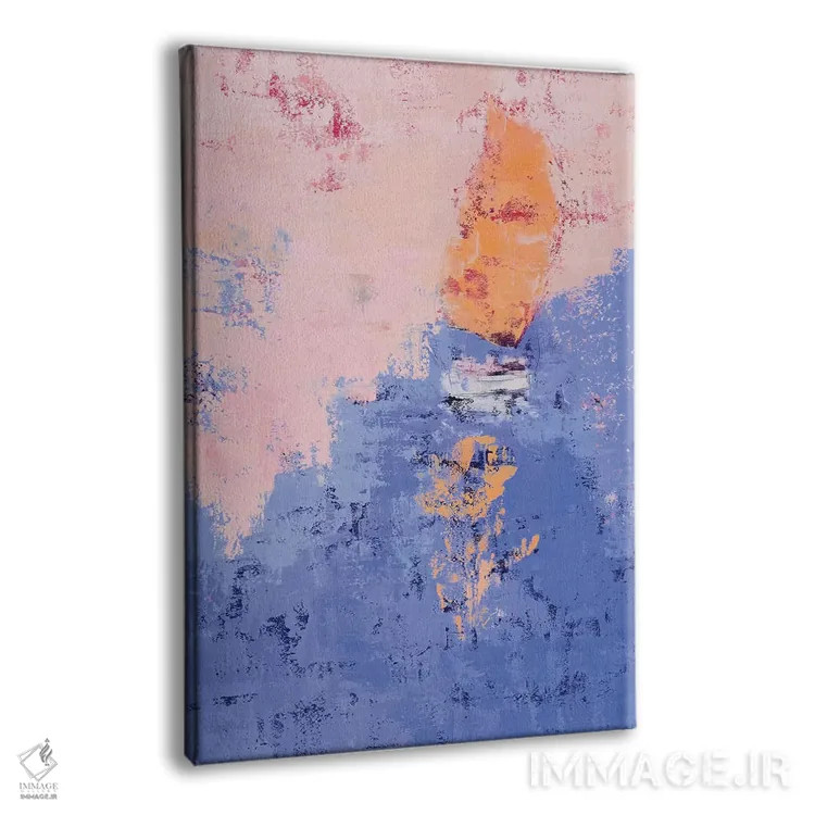 تابلو انتزاعی بادبان IV اثر اولنا بوگاتسکا - نمای پرسپکتیو محصول