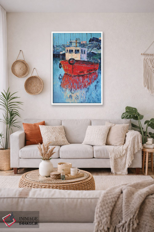 تابلو انتزاعی یافا اثر اولنا بوگاتسکا - D2W