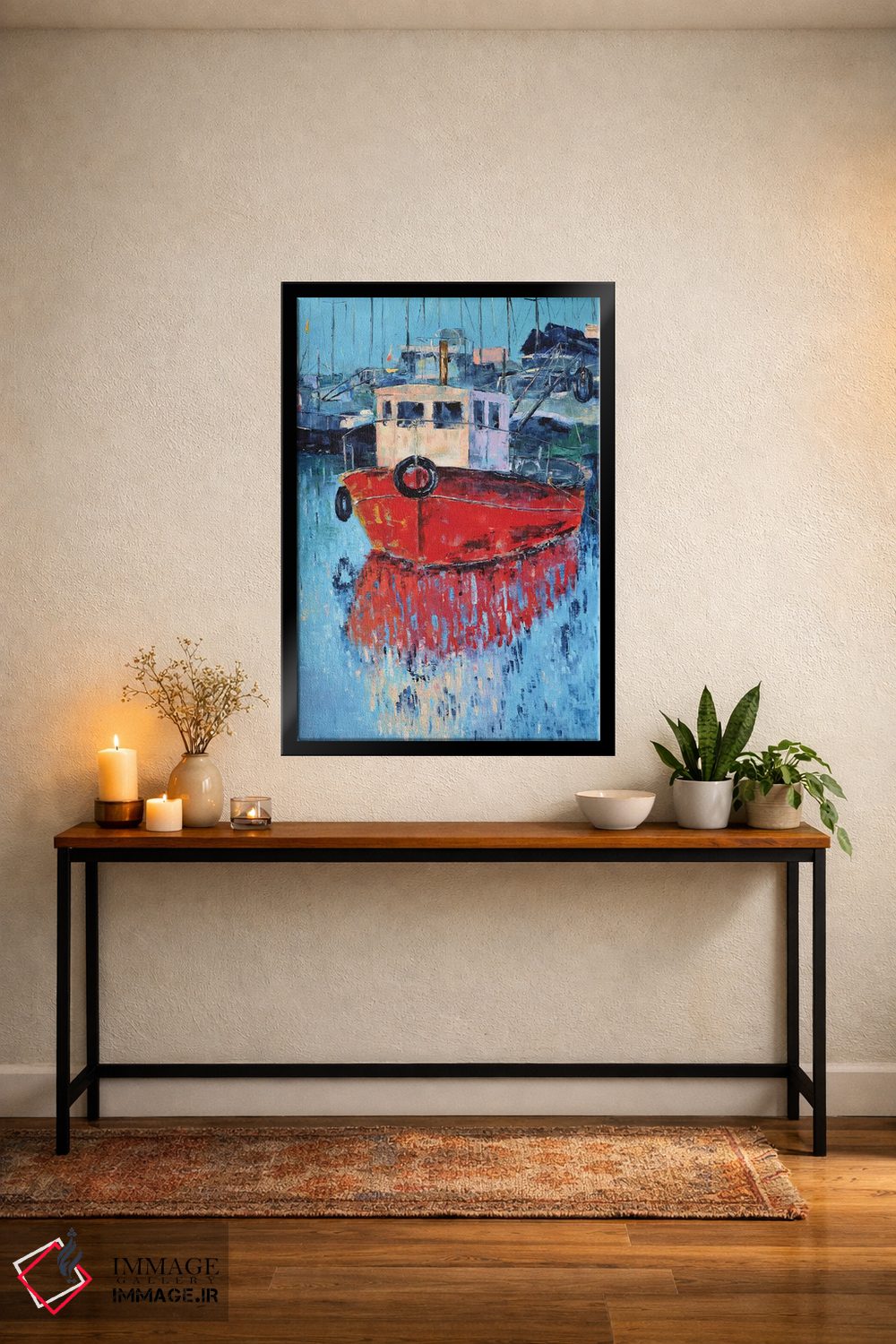 تابلو انتزاعی یافا اثر اولنا بوگاتسکا - D5B