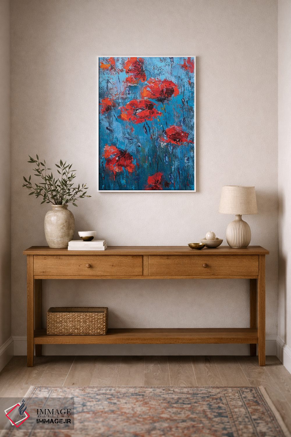 تابلو انتزاعی خاکشیر II اثر اولنا بوگاتسکا - D1W