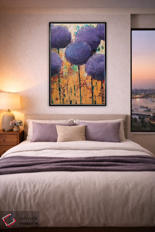 تابلو انتزاعی سیرپیاز III اثر اولنا بوگاتسکا - D4B