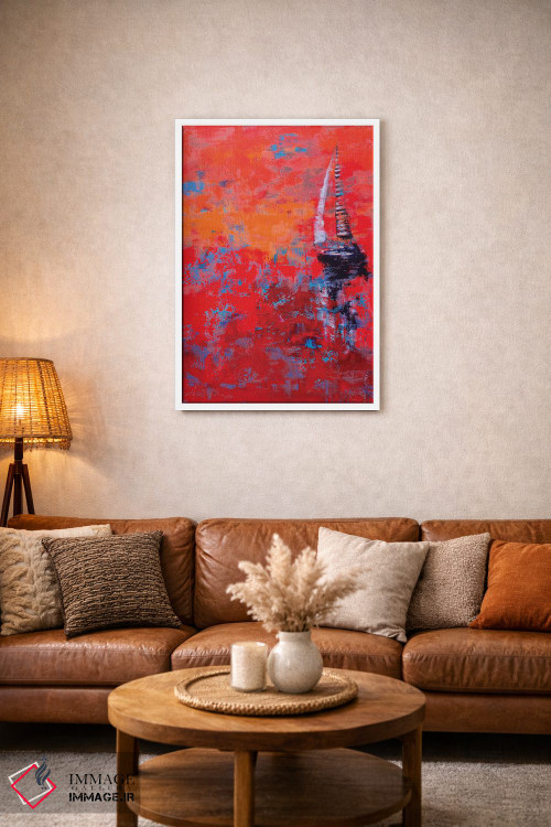 تابلو انتزاعی بادبان III اثر اولنا بوگاتسکا - D2W