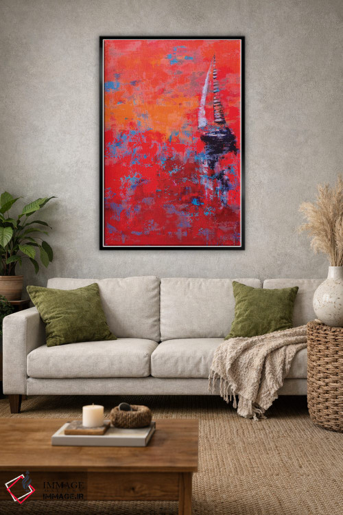 تابلو انتزاعی بادبان III اثر اولنا بوگاتسکا - D1B